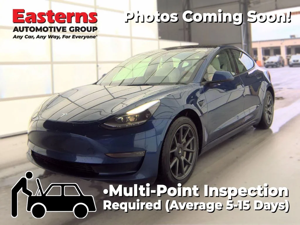 Used 2022 Blue Tesla Long Range image 1