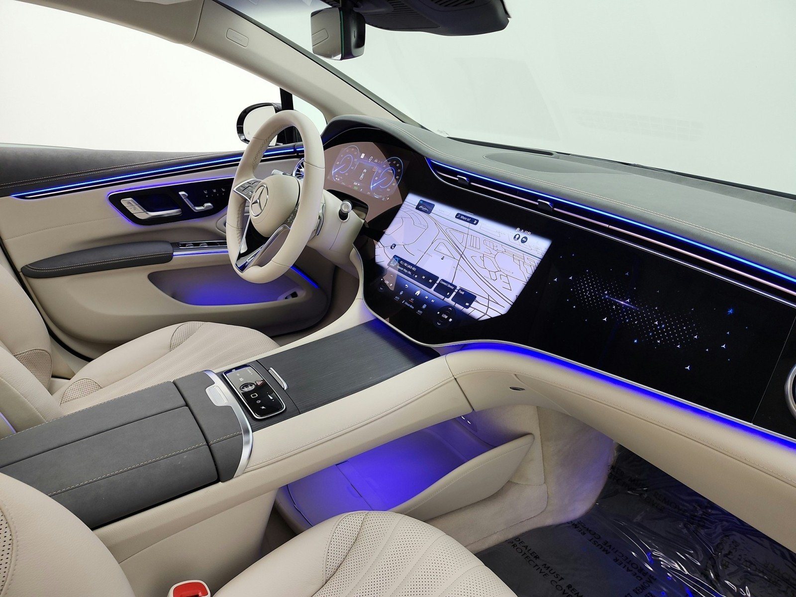 Certified Used 2024 Obsidian Black Metallic Mercedes-Benz EQS 450 4MATIC® Sedan image 20