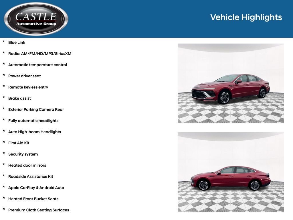 New 2026 Red Hyundai SEL Sport image 3