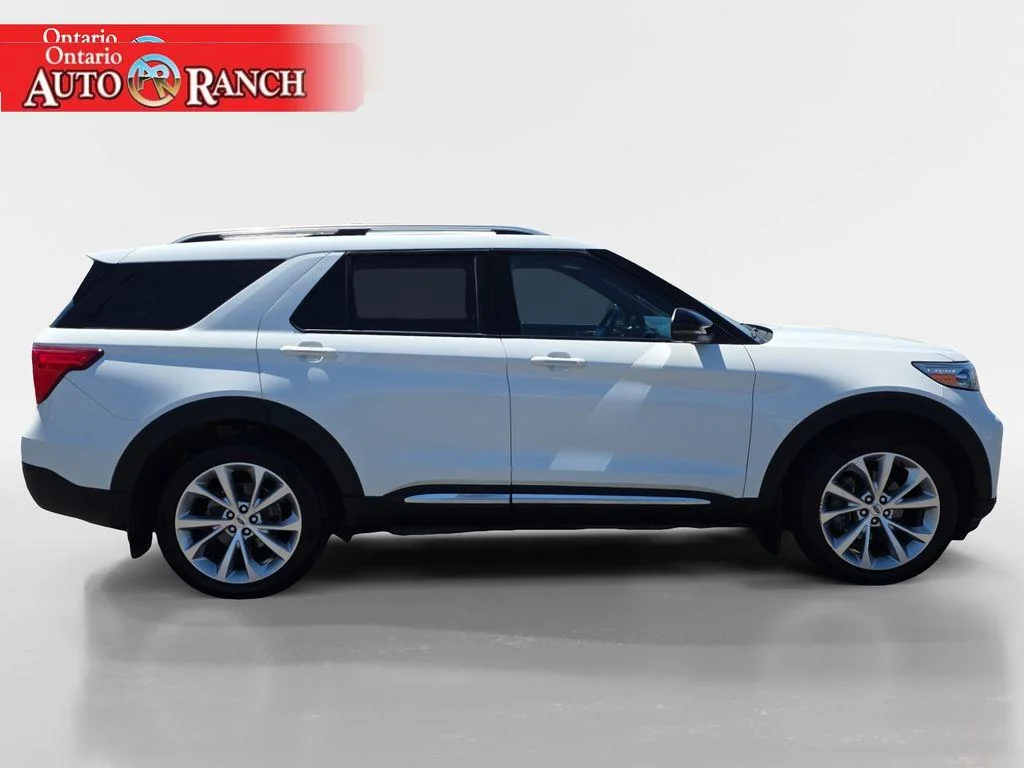 Used 2021 Star White Metallic Tri-Coat Ford Platinum image 6