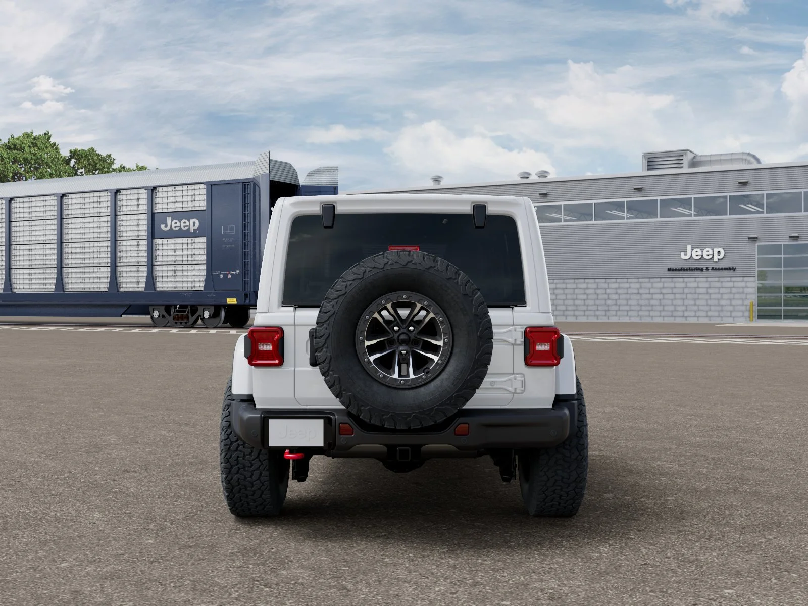 New 2027 Bright White Clear-Coat Paint Jeep Rubicon X image 35