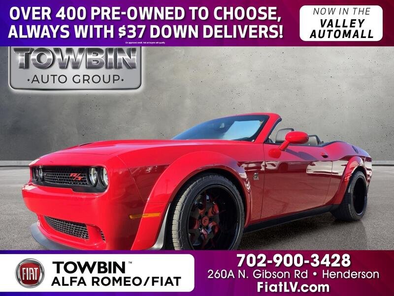 Used 2020 Red Dodge R/T Scat Pack Widebody image 1