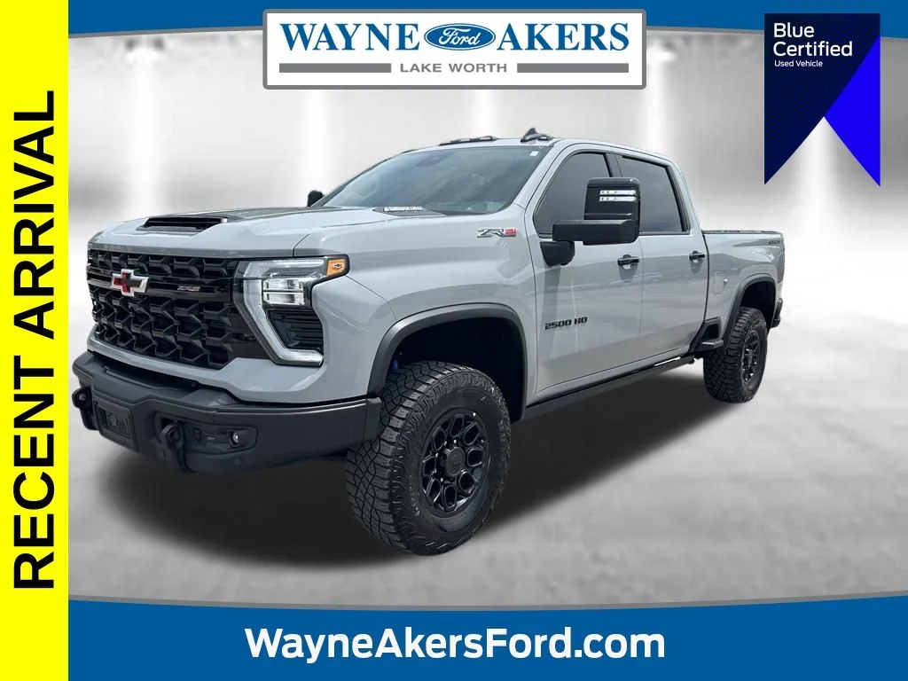 Certified Used 2025 Slate Gray Metallic Chevrolet ZR2 image 1