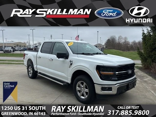 Certified Used 2024 Oxford White Clearcoat Ford XLT image 1
