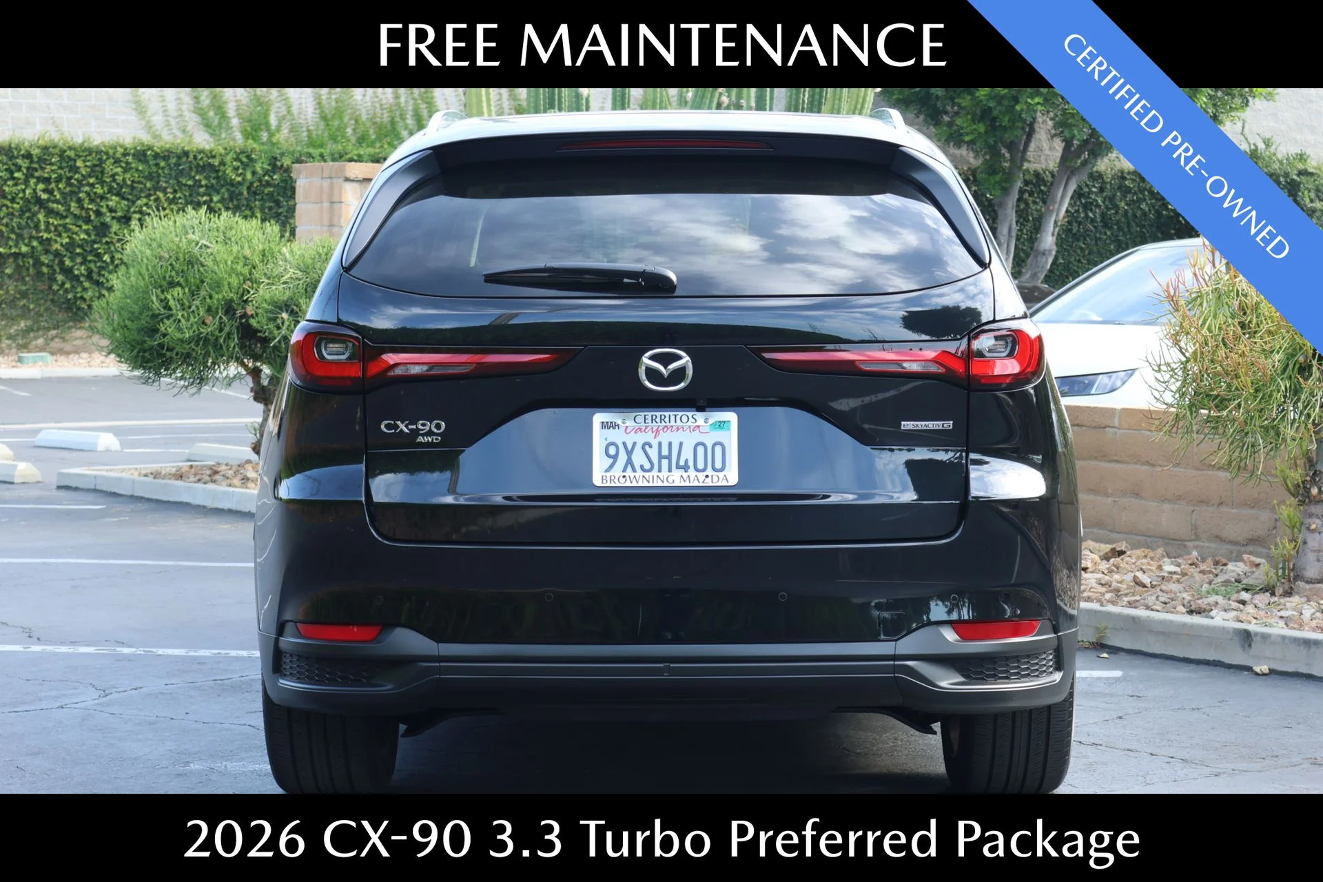 Certified Used 2026 Black Mazda 3.3 Turbo Preferred image 4