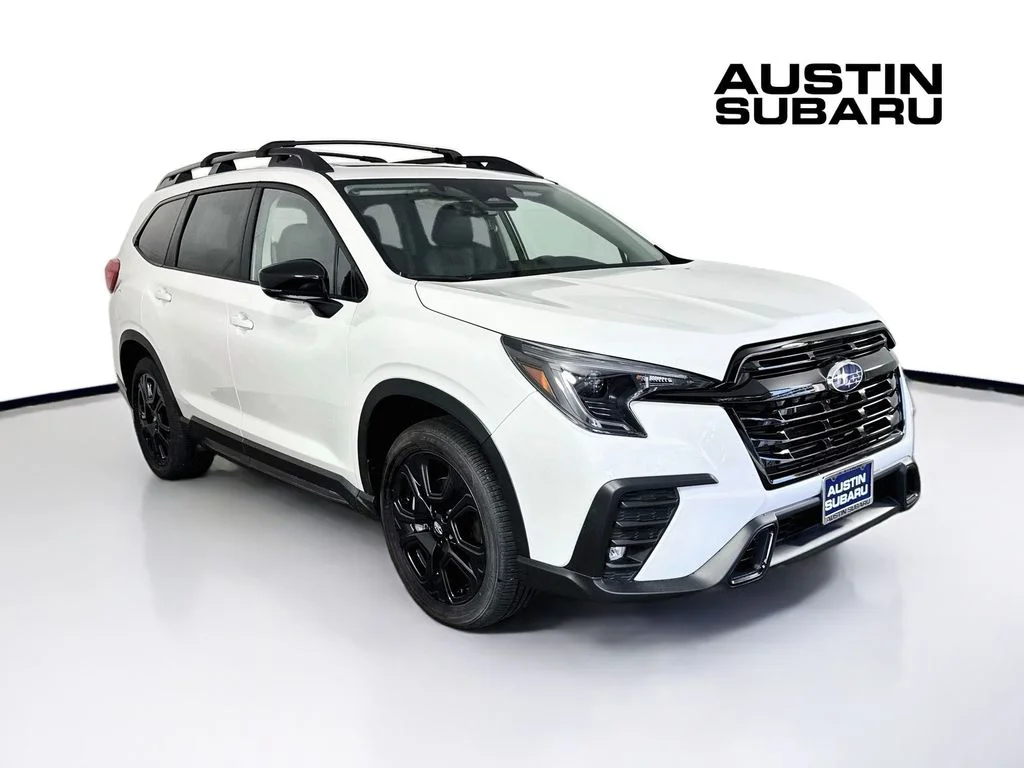 Certified Used 2025 White Subaru Onyx Edition Touring image 1