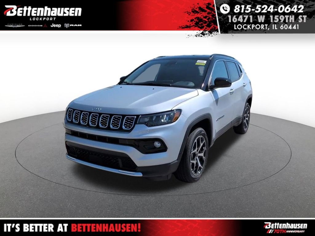 New 2026 Silver Zynith Metallic Clear-Coat Exterior Paint Jeep Limited image 1