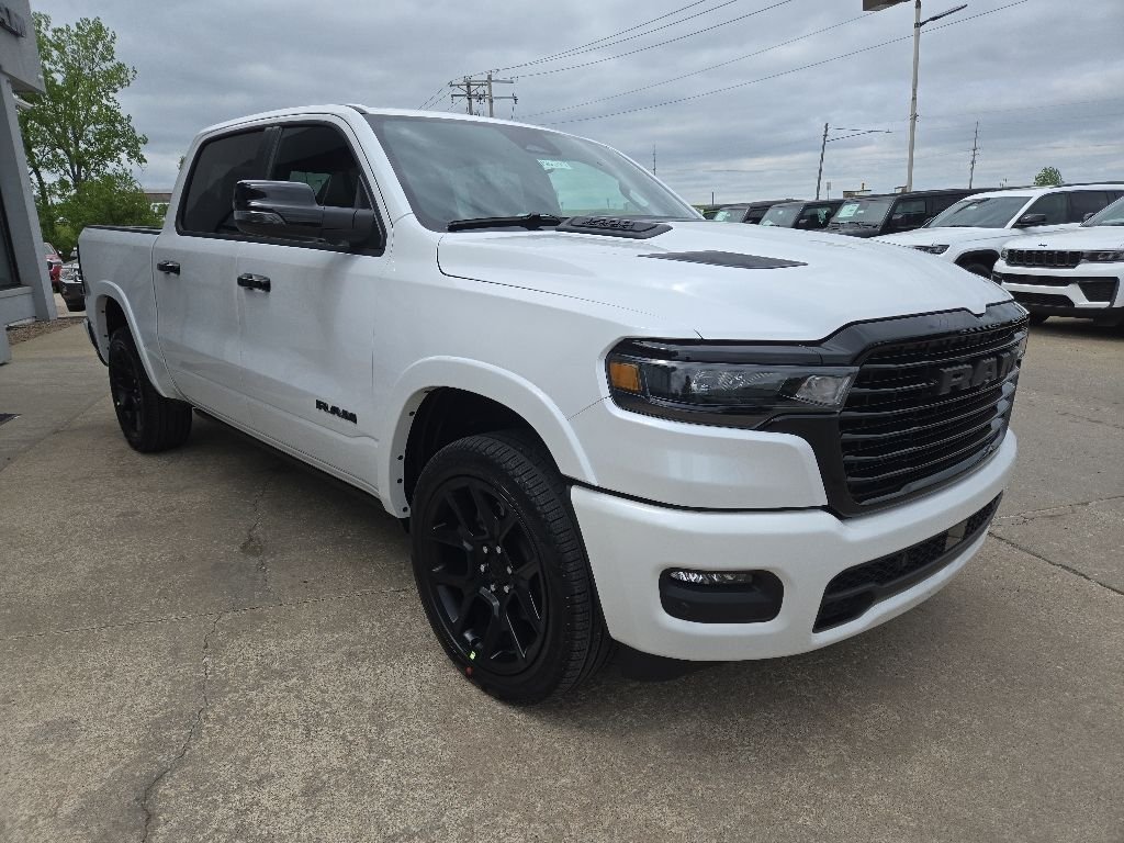 New 2026 Ivory White Tri-Coat Pearl-Coat Exterior Paint RAM Laramie image 15