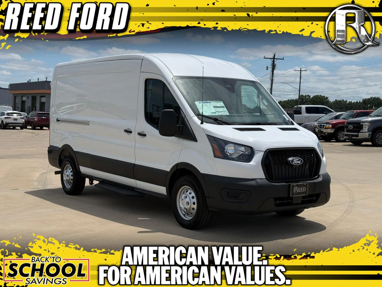 New 2026 Oxford White Ford Cargo Van image 1