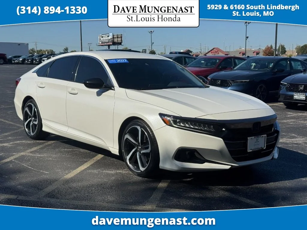 Used 2022 White Honda Sport image 1