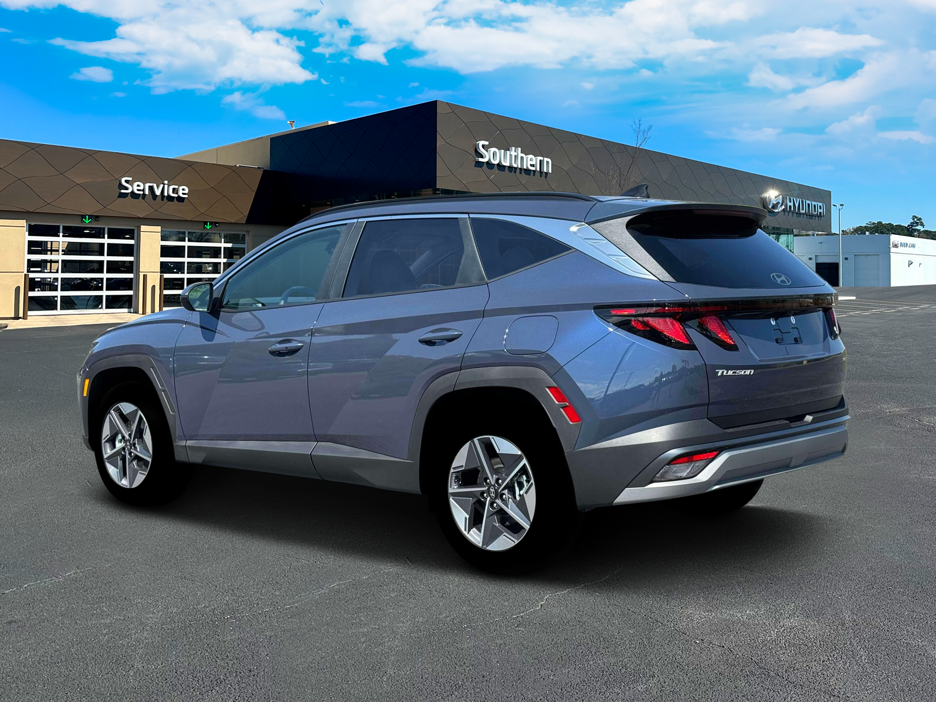 New 2026 Blue Hyundai SEL AWD image 4