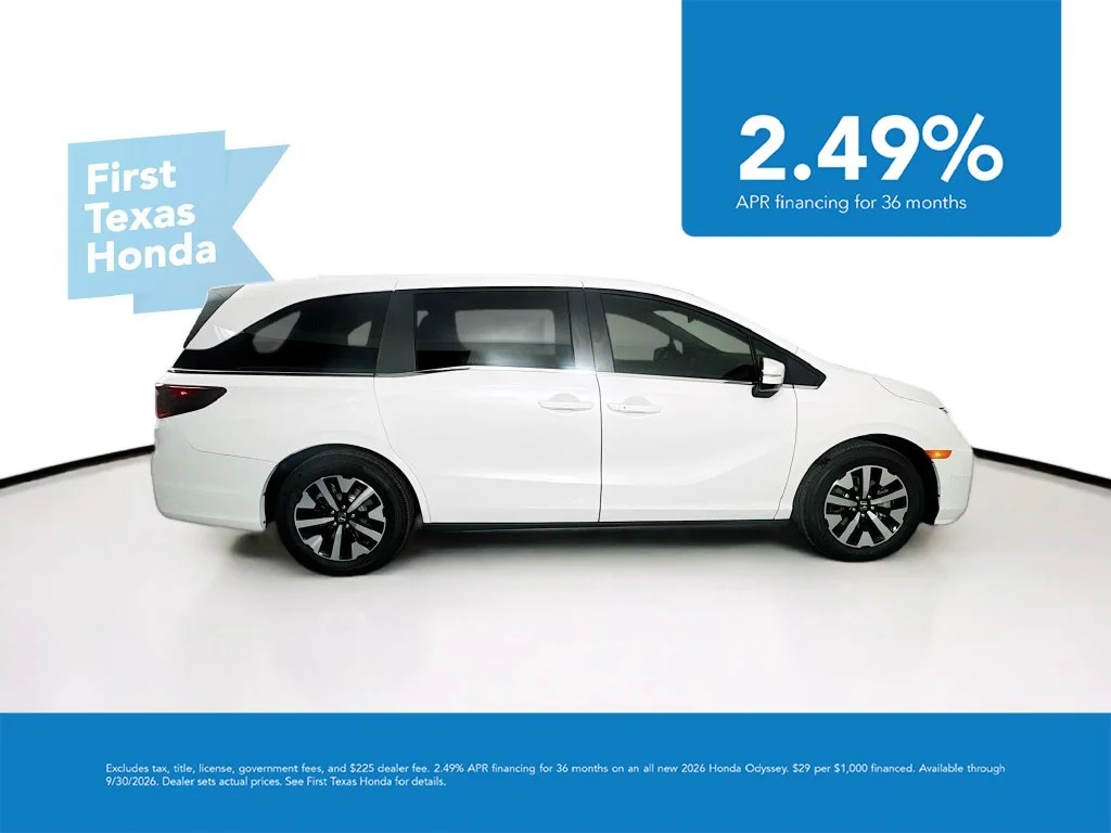 New 2027 Platinum White Pearl Honda EX-L image 8