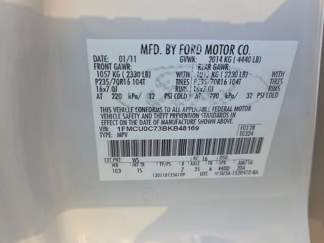 Used 2011 White Ford XLS image 5