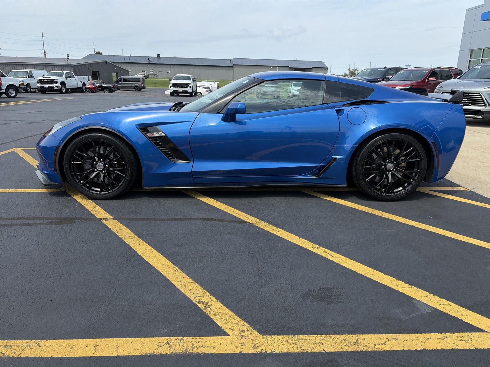 Used 2015 LAGUNA BLUE TINTCOAT Chevrolet Z06 3LZ image 7