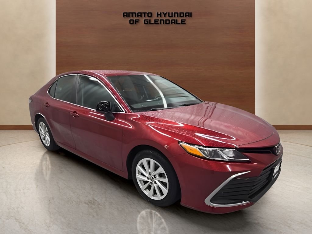 Used 2022 Red Toyota LE image 7
