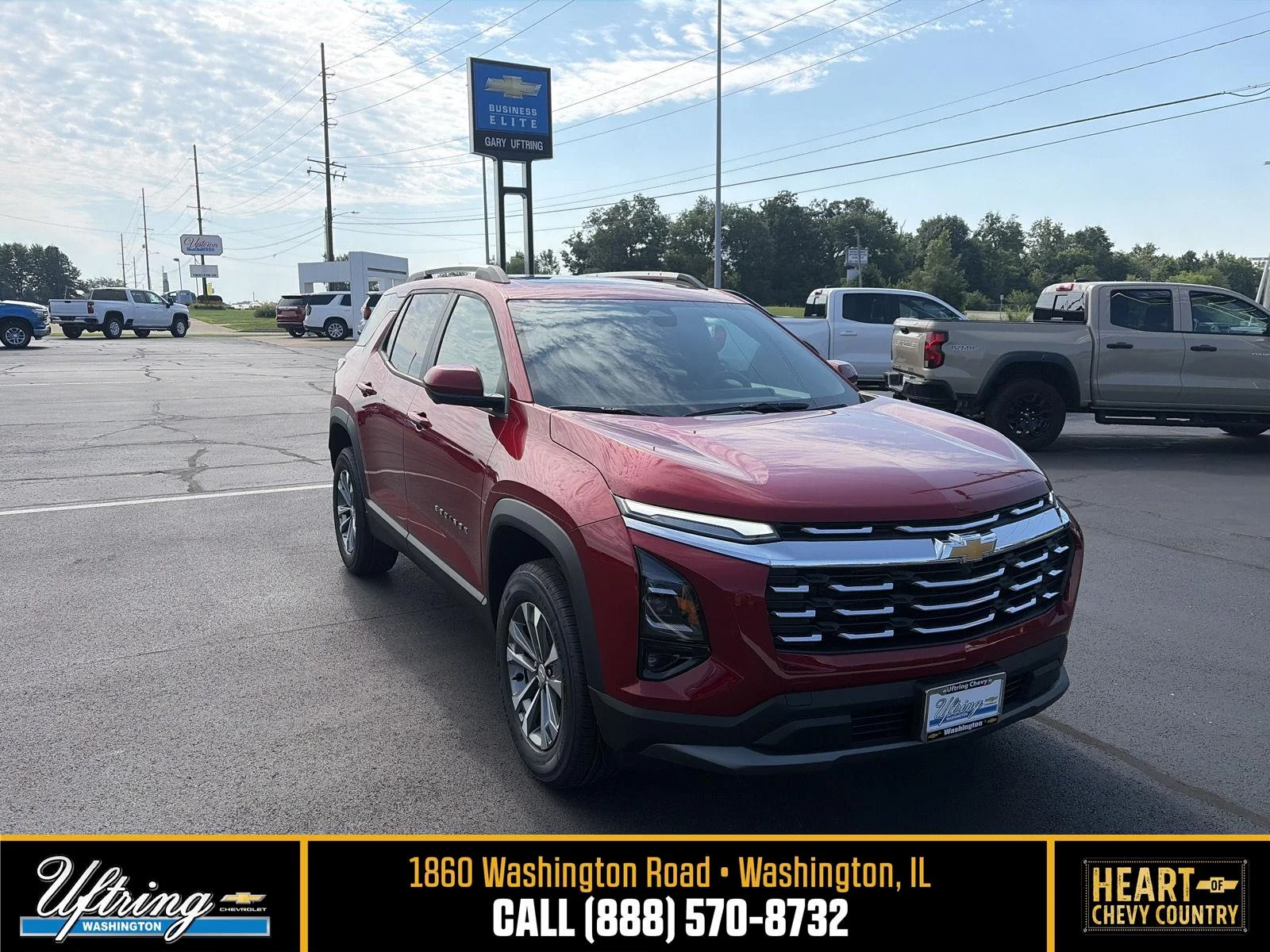 New 2027 Radiant Red Tintcoat Chevrolet FWD LT image 1