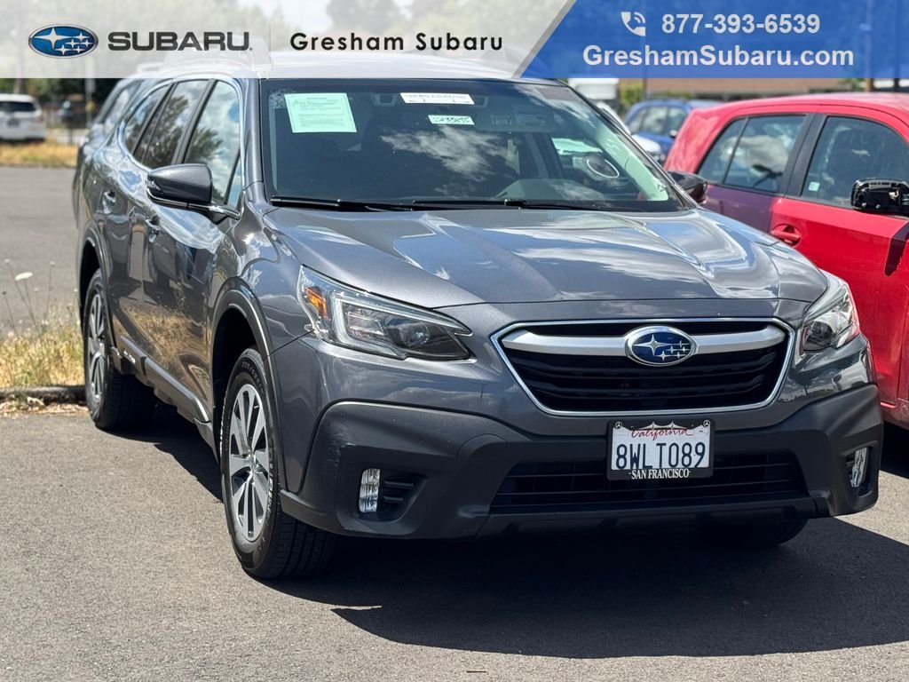 Used 2021 Magnetite Gray Metallic Subaru Premium image 1