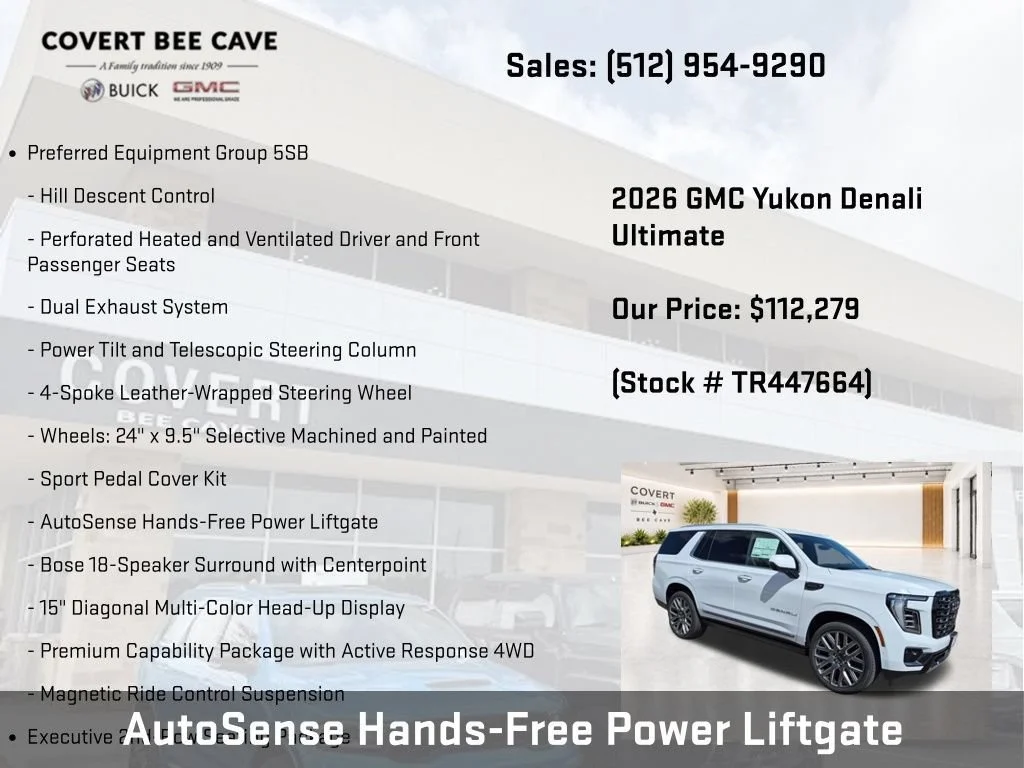 New 2026 GMC Yukon Denali Ultimate, photo 17