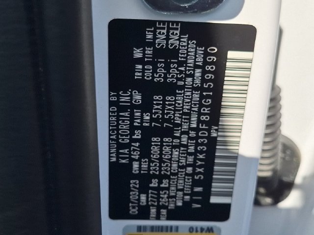 Certified Used 2024 White Kia EX image 35