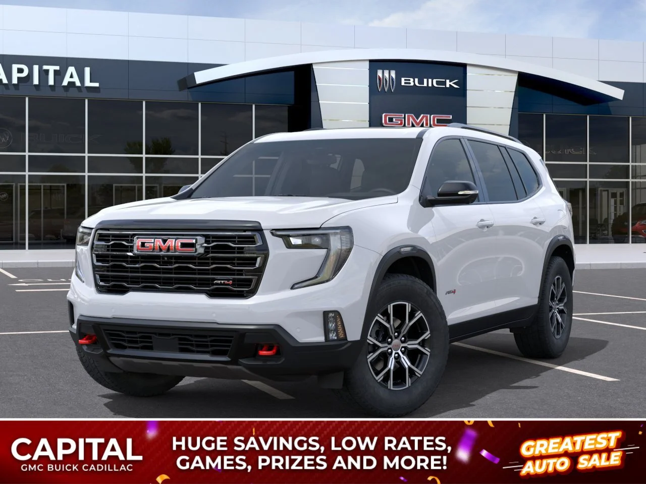 New 2027 Summit White GMC AT4 AWD image 1