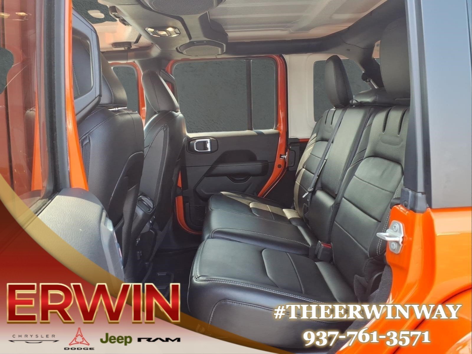 Used 2023 Orange Jeep Sahara 4xe image 25