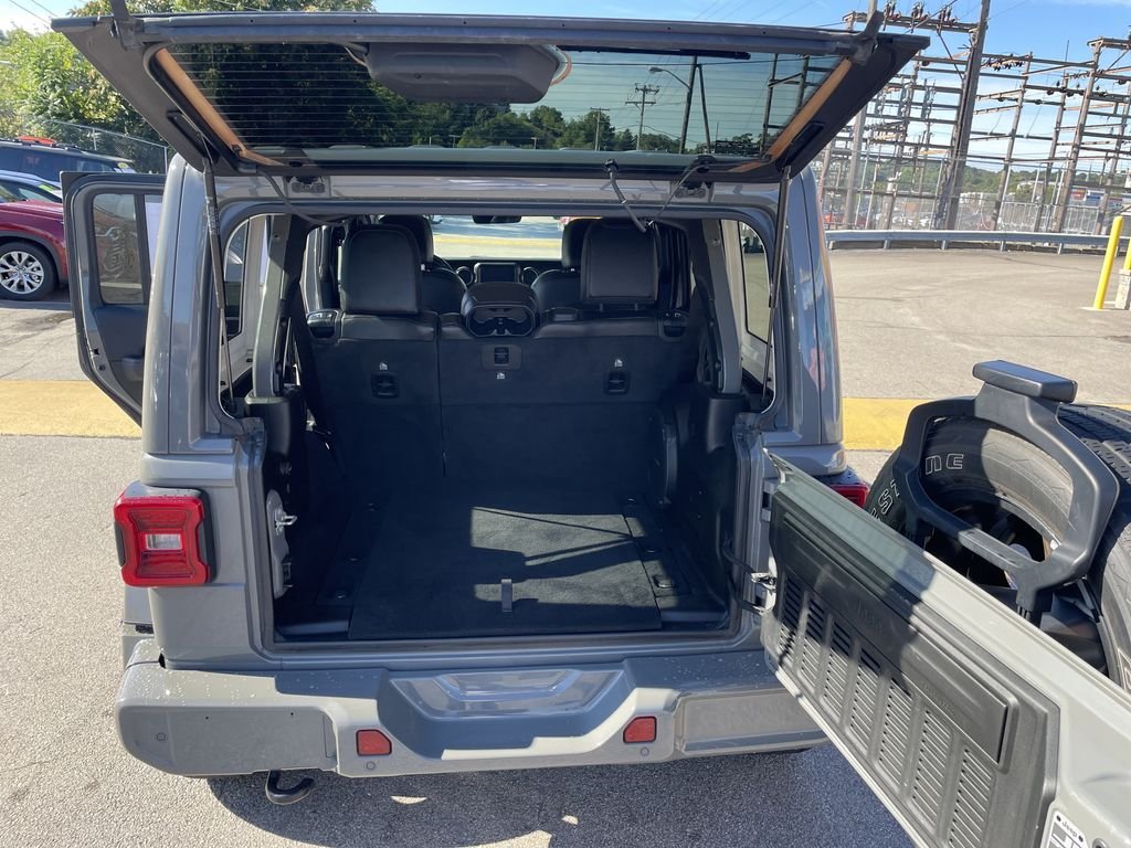 Certified Used 2022 Gray Jeep Unlimited Sahara High Altitude image 13