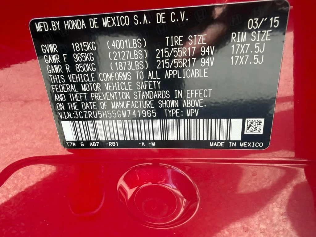 Used 2016 Red Honda EX image 6