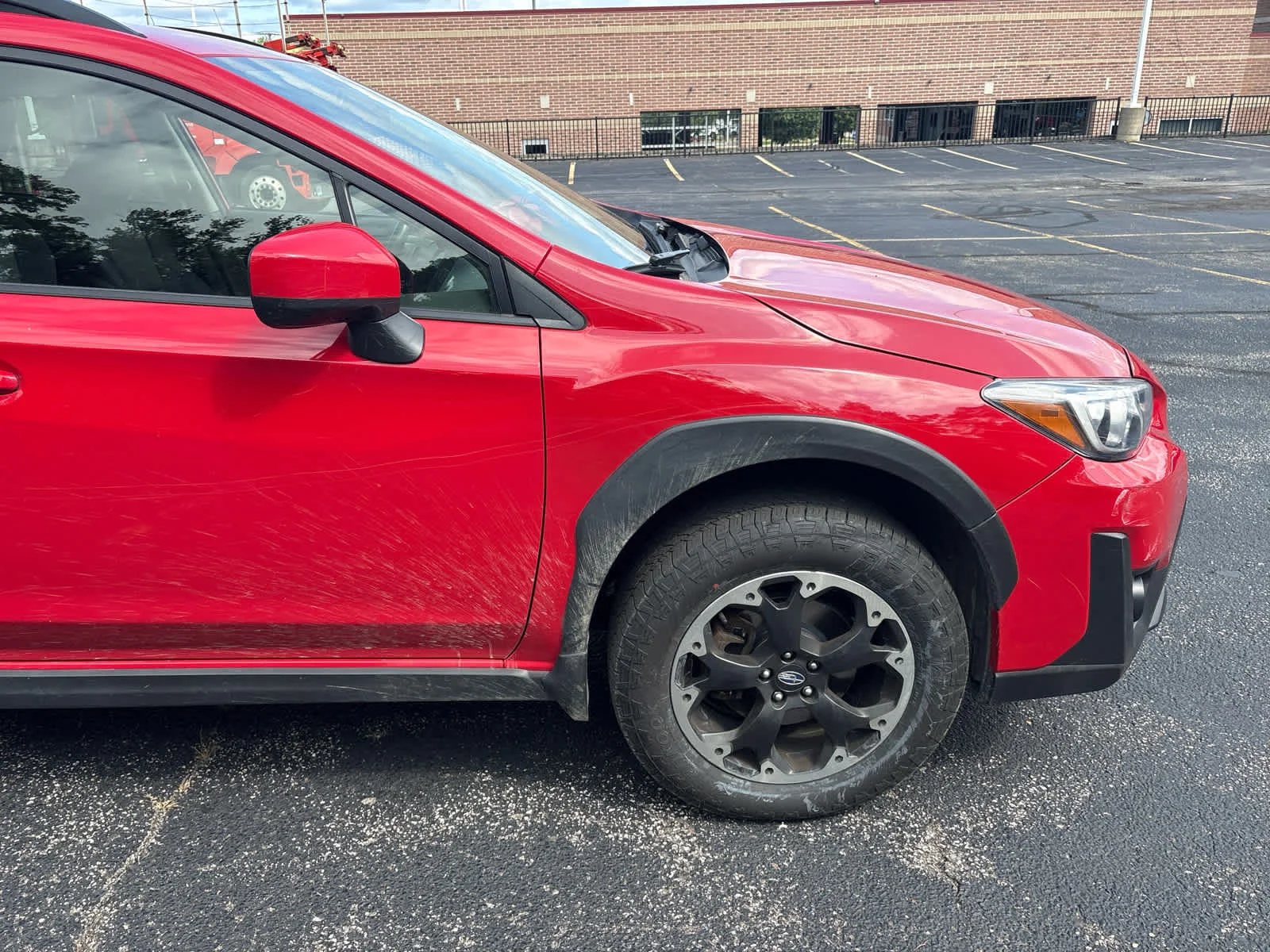 Used 2022 Pure Red Subaru Premium image 14