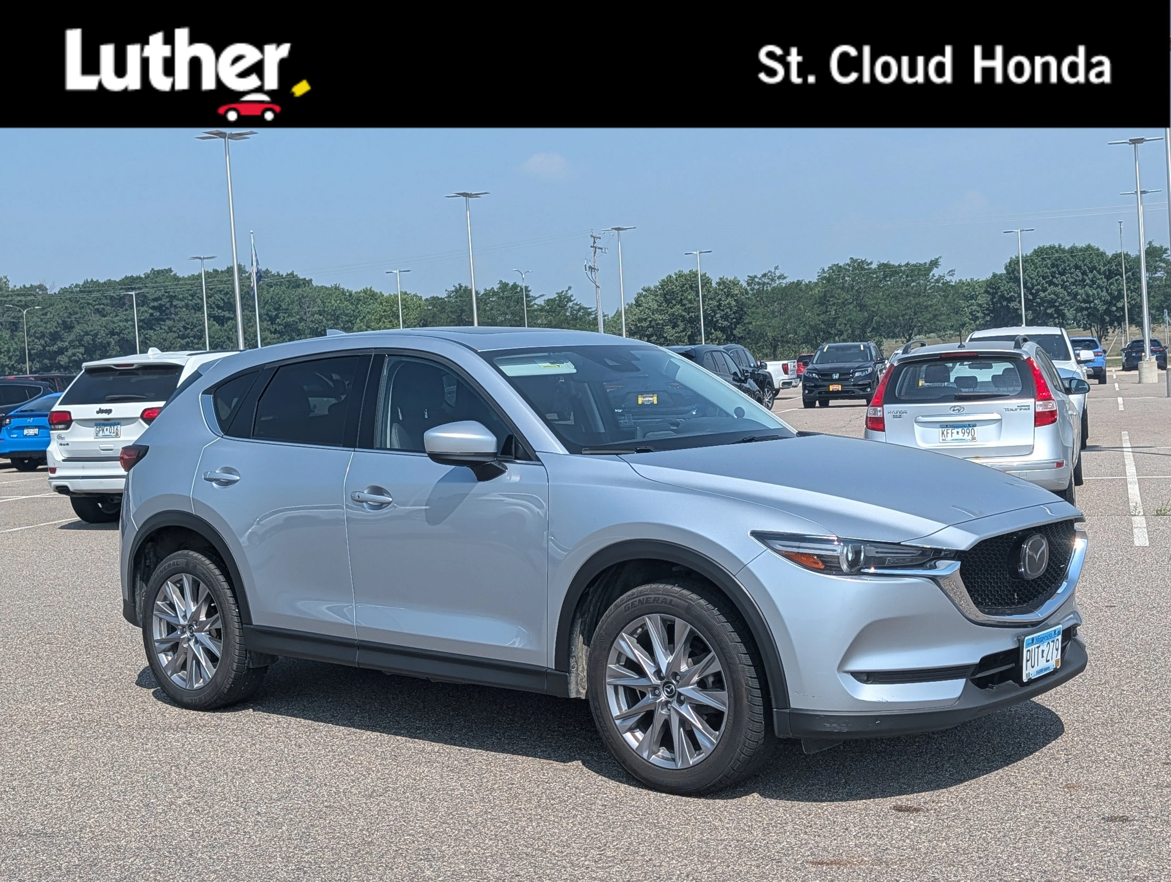 Used 2019 Sonic Silver Metallic Mazda Grand Touring image 1