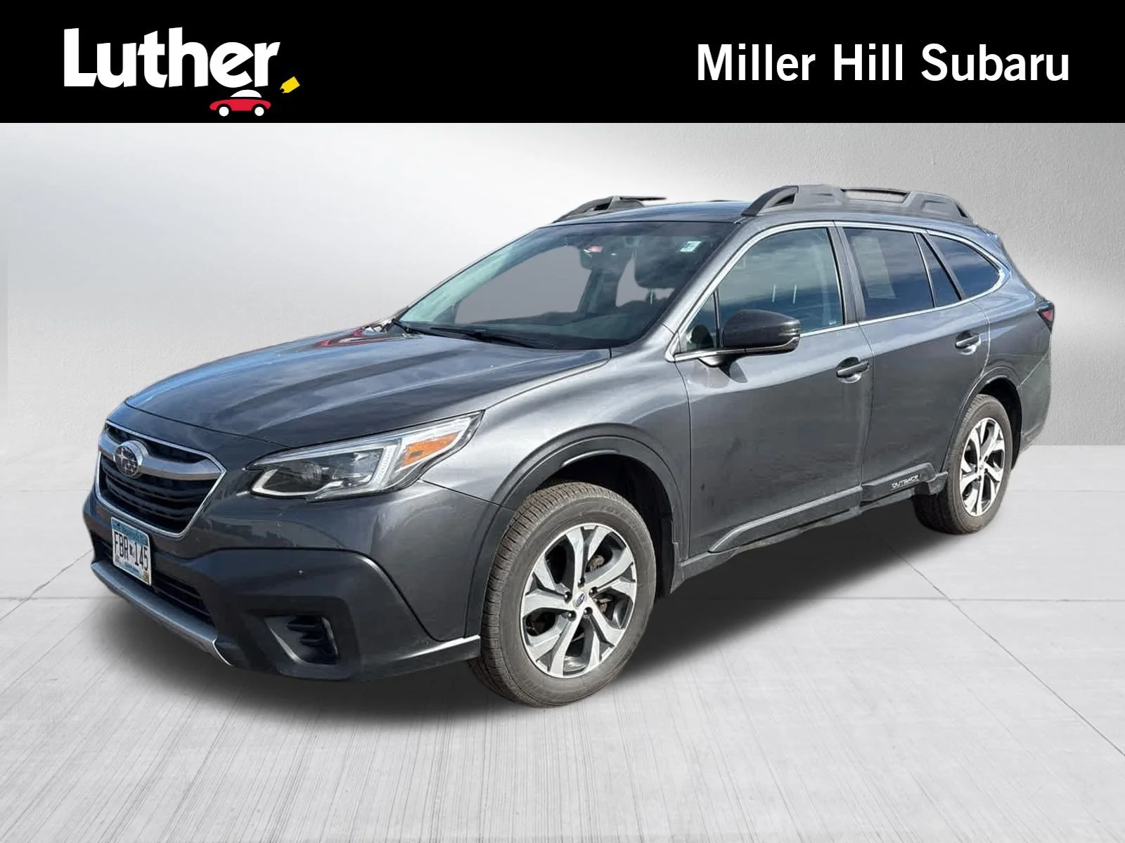 Used 2020 Magnetite Gray Metallic Subaru Limited image 1
