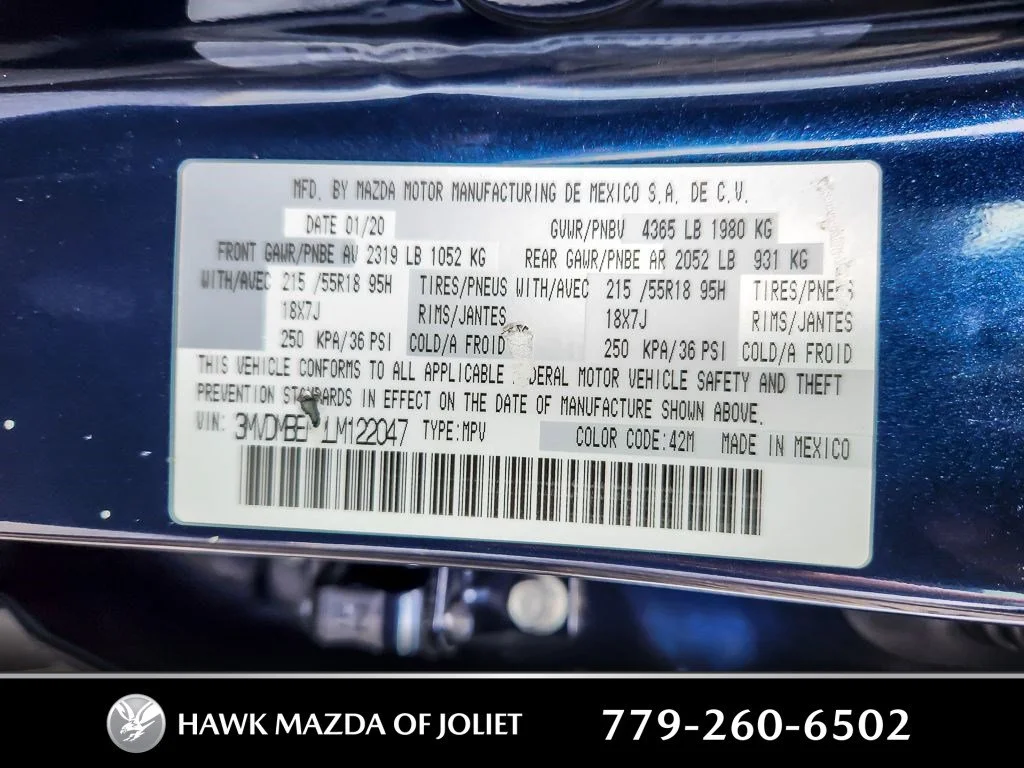 Used 2020 Deep Crystal Blue Mica Mazda Premium image 25