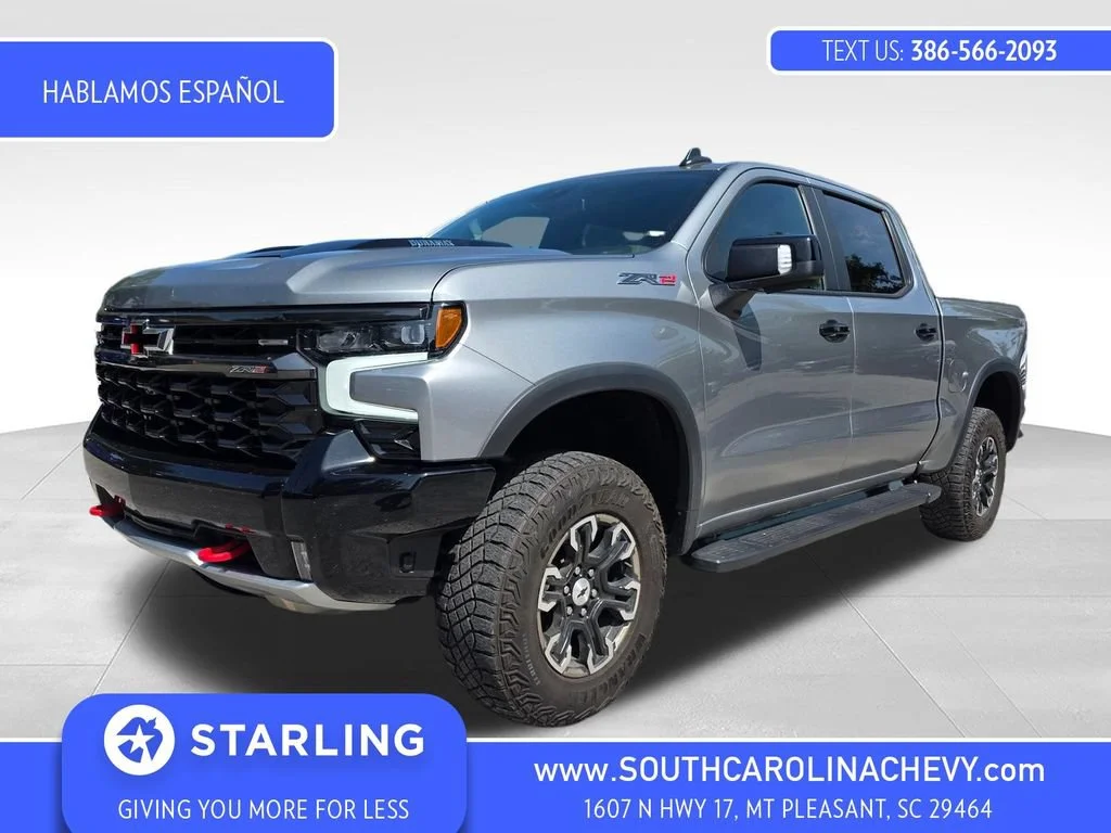 Used 2024 Sterling Gray Metallic Chevrolet ZR2 image 1