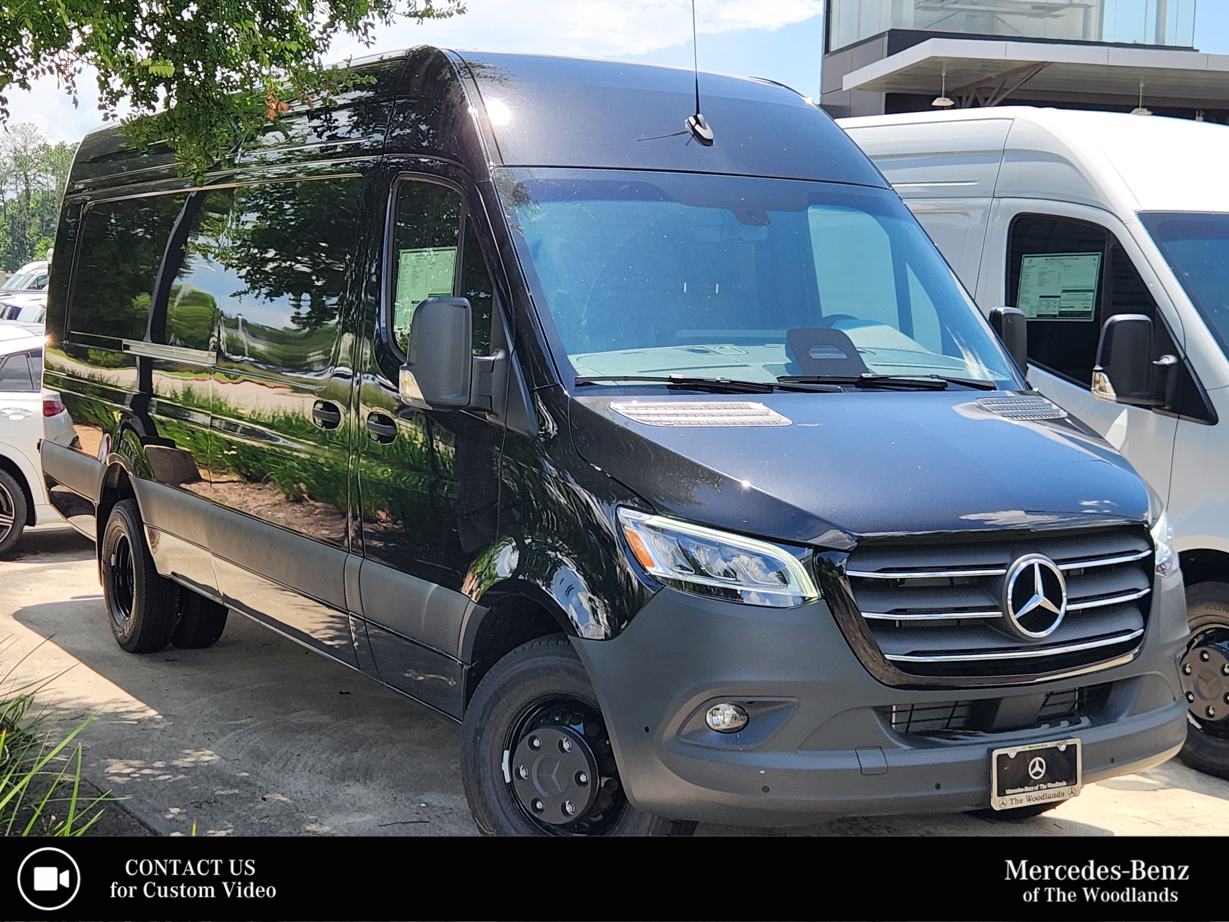 New 2026 Obsidian Black Metallic Mercedes-Benz Extended Cargo Van 170 in. WB image 1