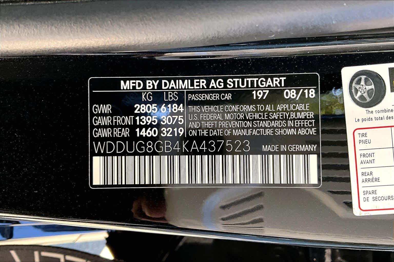 Used 2019 Obsidian Black Metallic Mercedes-Benz S 560 image 34