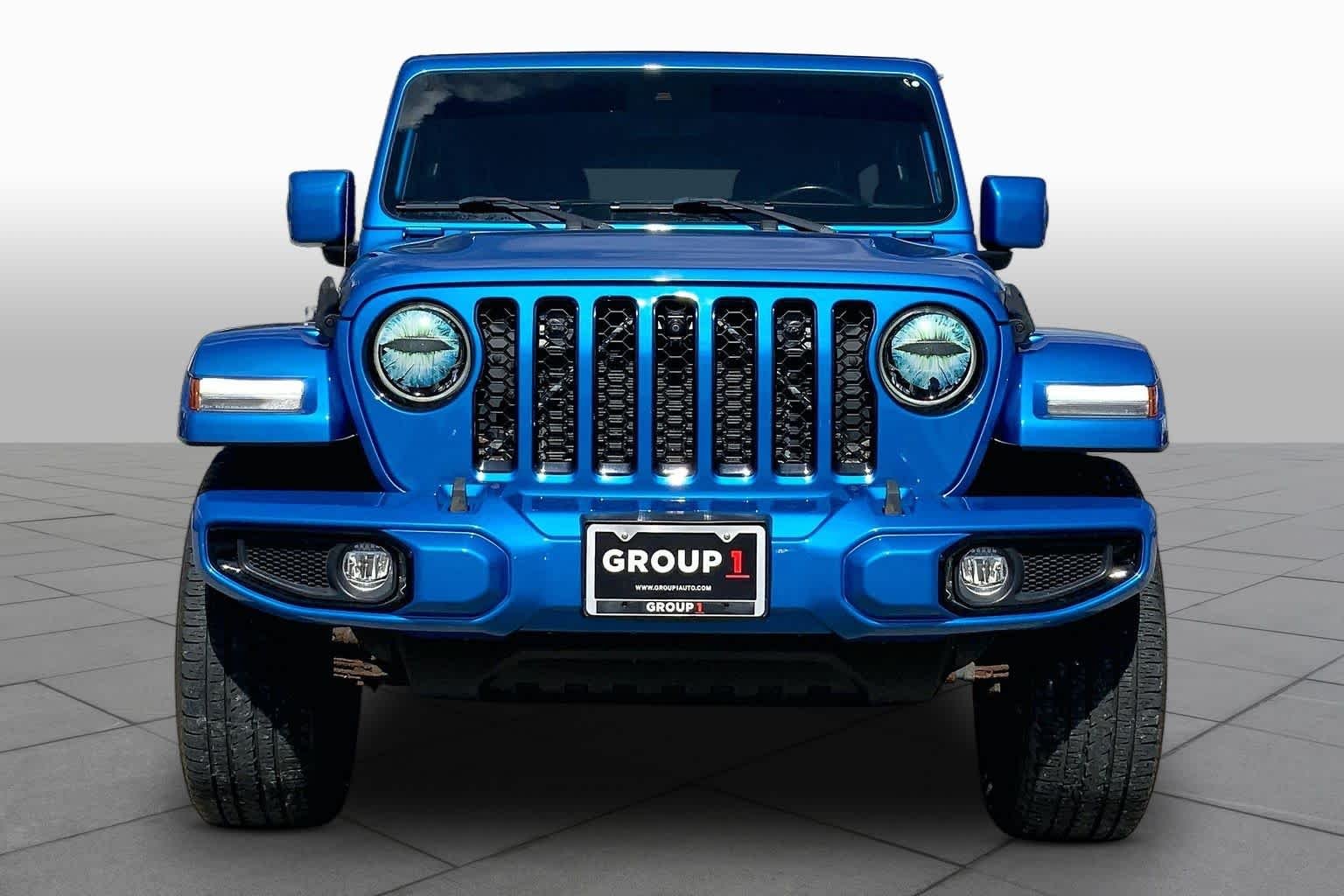 Used 2022 Hydro Blue Pearlcoat Jeep Unlimited High Altitude image 7
