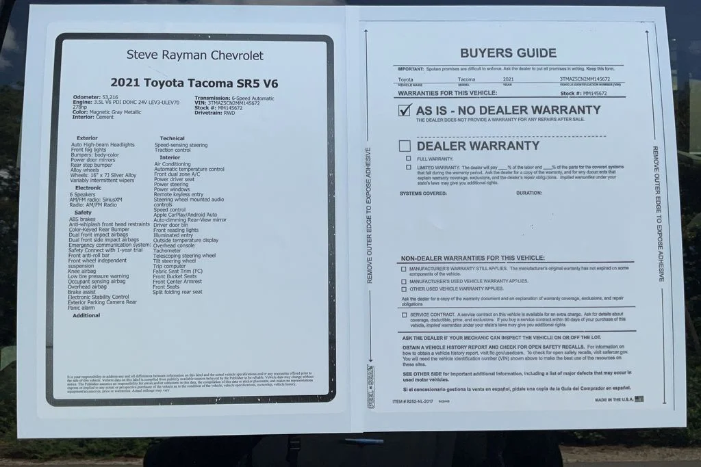 Used 2021 Gray Toyota SR5 image 27
