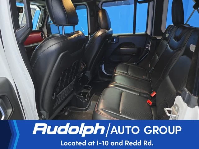 Used 2022 Bright White Clearcoat Jeep Unlimited Rubicon image 23