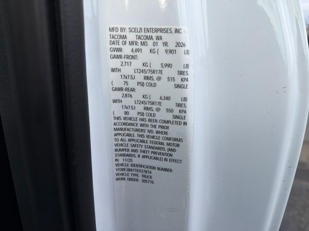 New 2026 Oxford White Ford Mechanical Body image 26