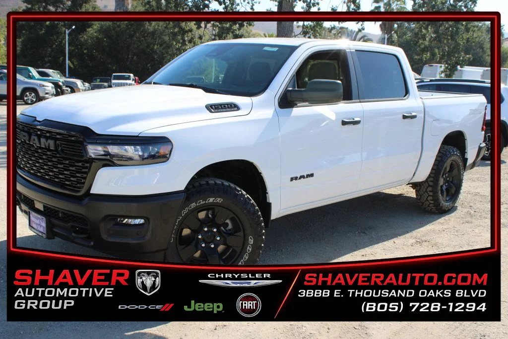 New 2026 Bright White Clear-Coat Exterior Paint Ram Warlock image 1