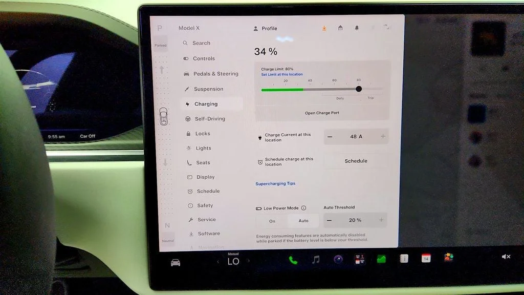 Used 2024 Stealth Grey Tesla Plaid AWD w/ White & Black Vegan Leather Interior image 20