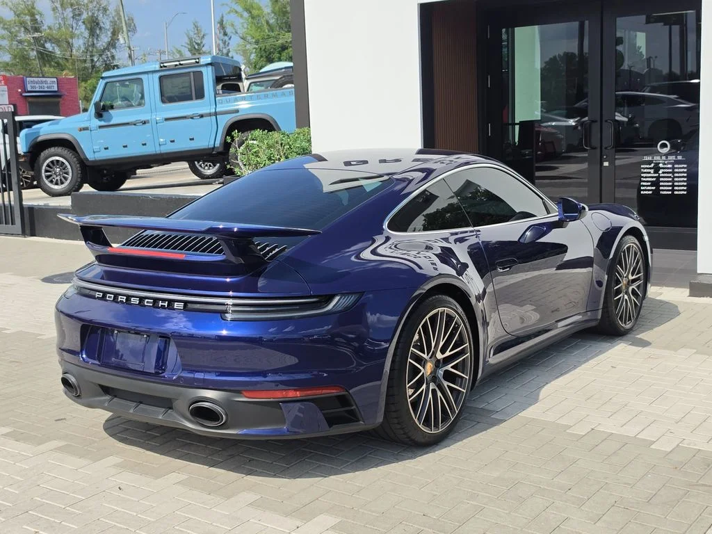 Used 2022 Blue Porsche Carrera image 4