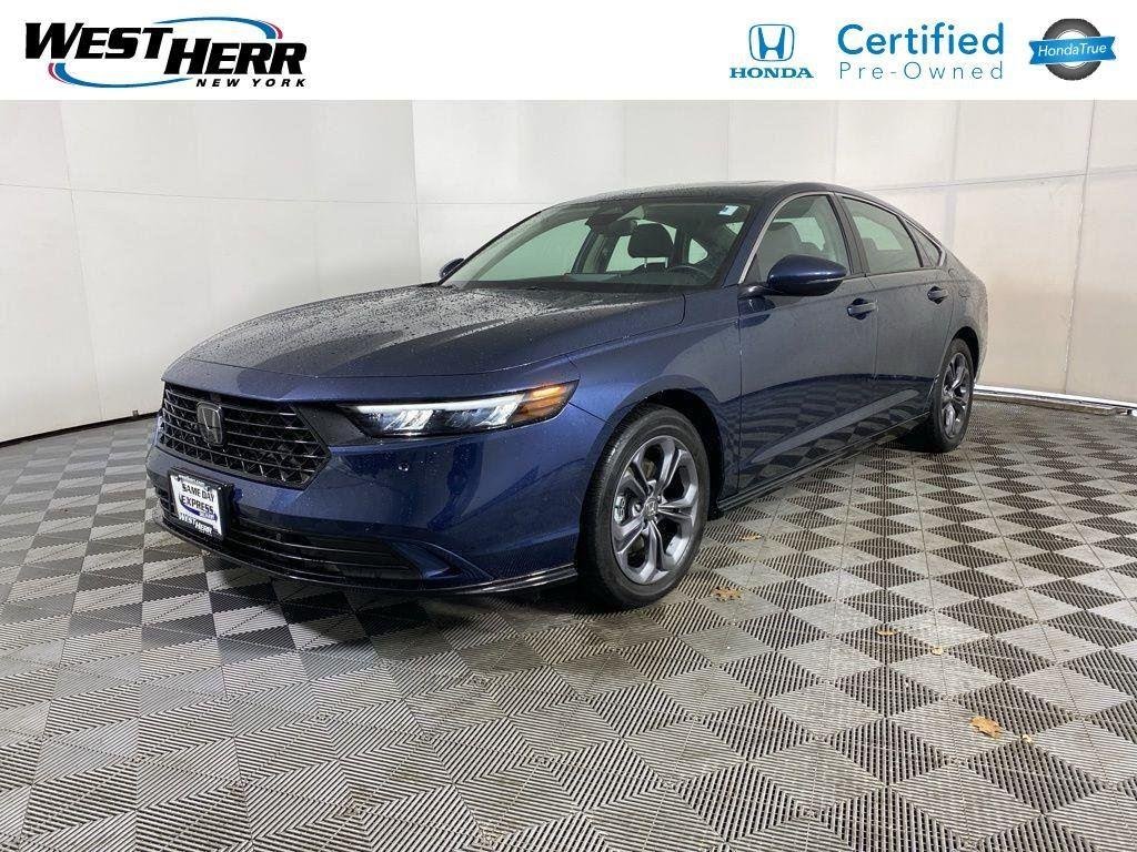Certified Used 2024 Canyon River Blue Metallic Honda EX-L image 3