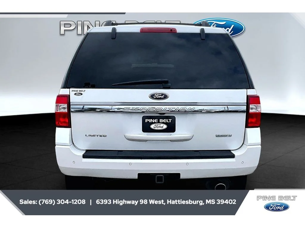 Used 2016 White Platinum Tri-Coat Metallic Ford Limited image 4
