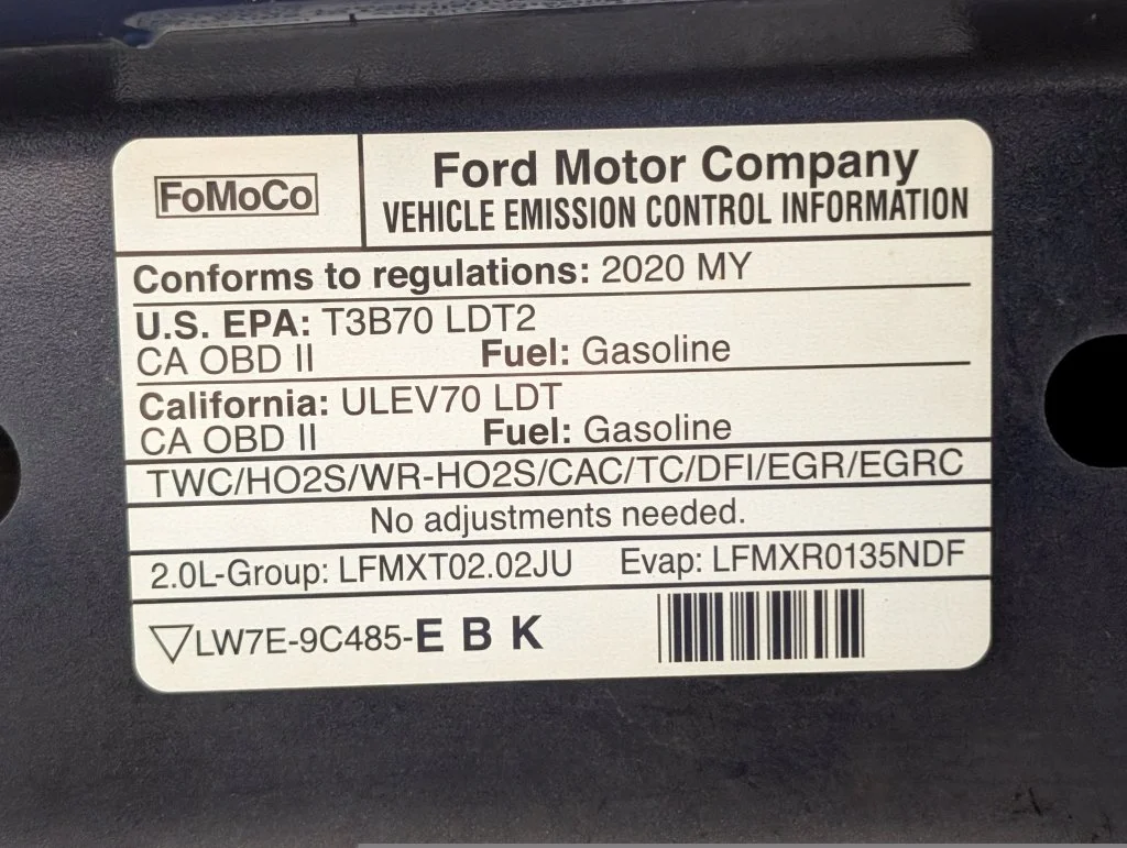 Certified Used 2020 Atlas Blue Metallic Ford SE image 24