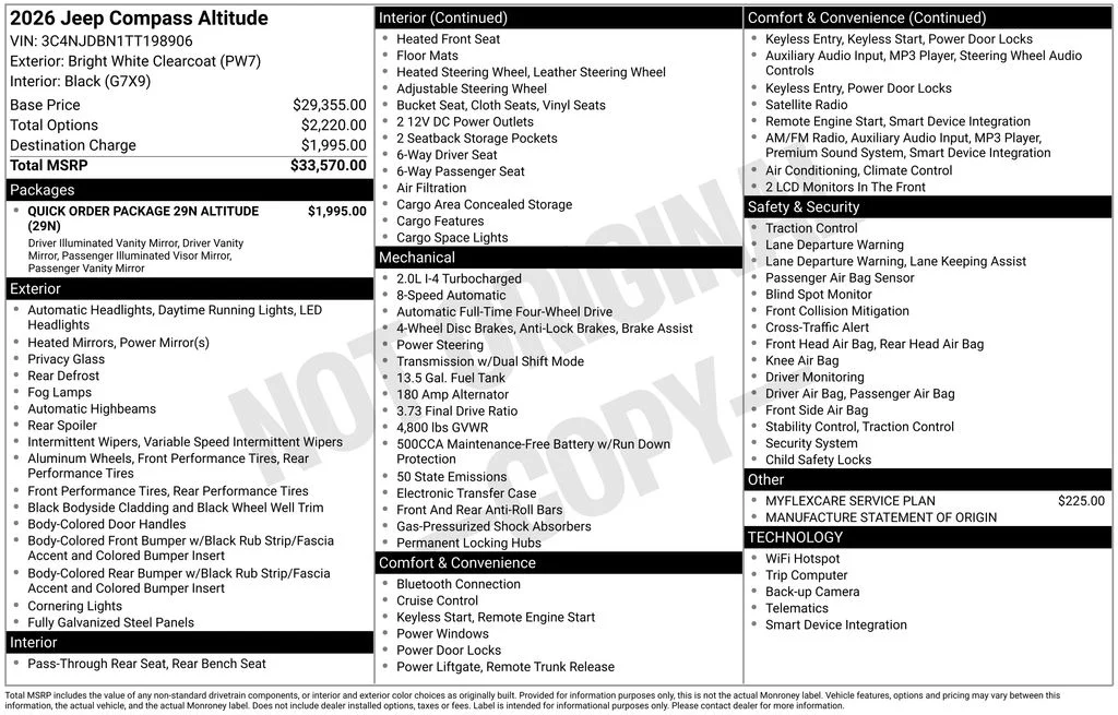 New 2026 Bright White Clearcoat Jeep Latitude image 9