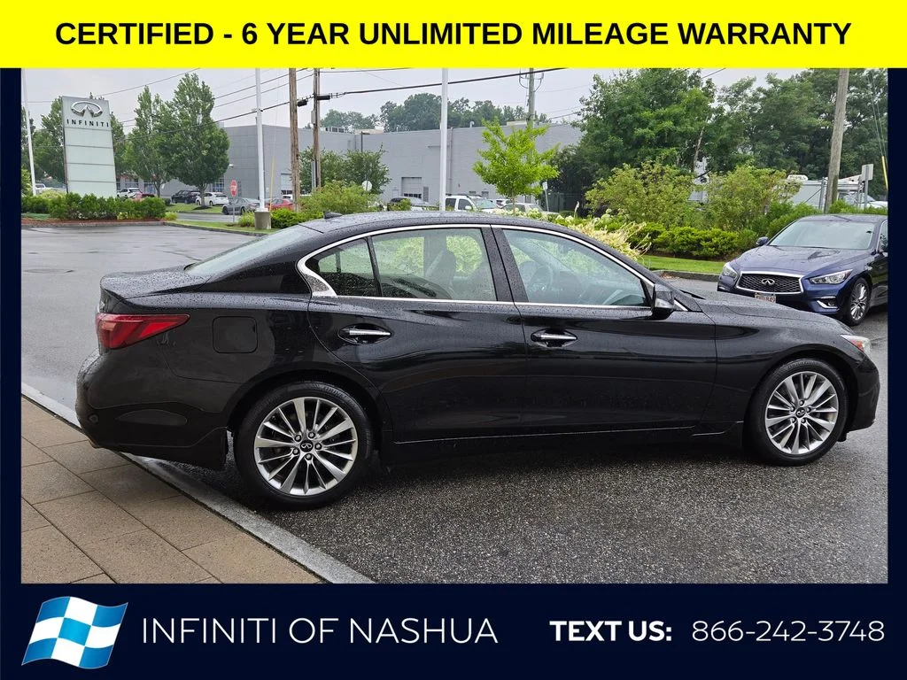 Certified Used 2023 Black INFINITI LUXE image 13
