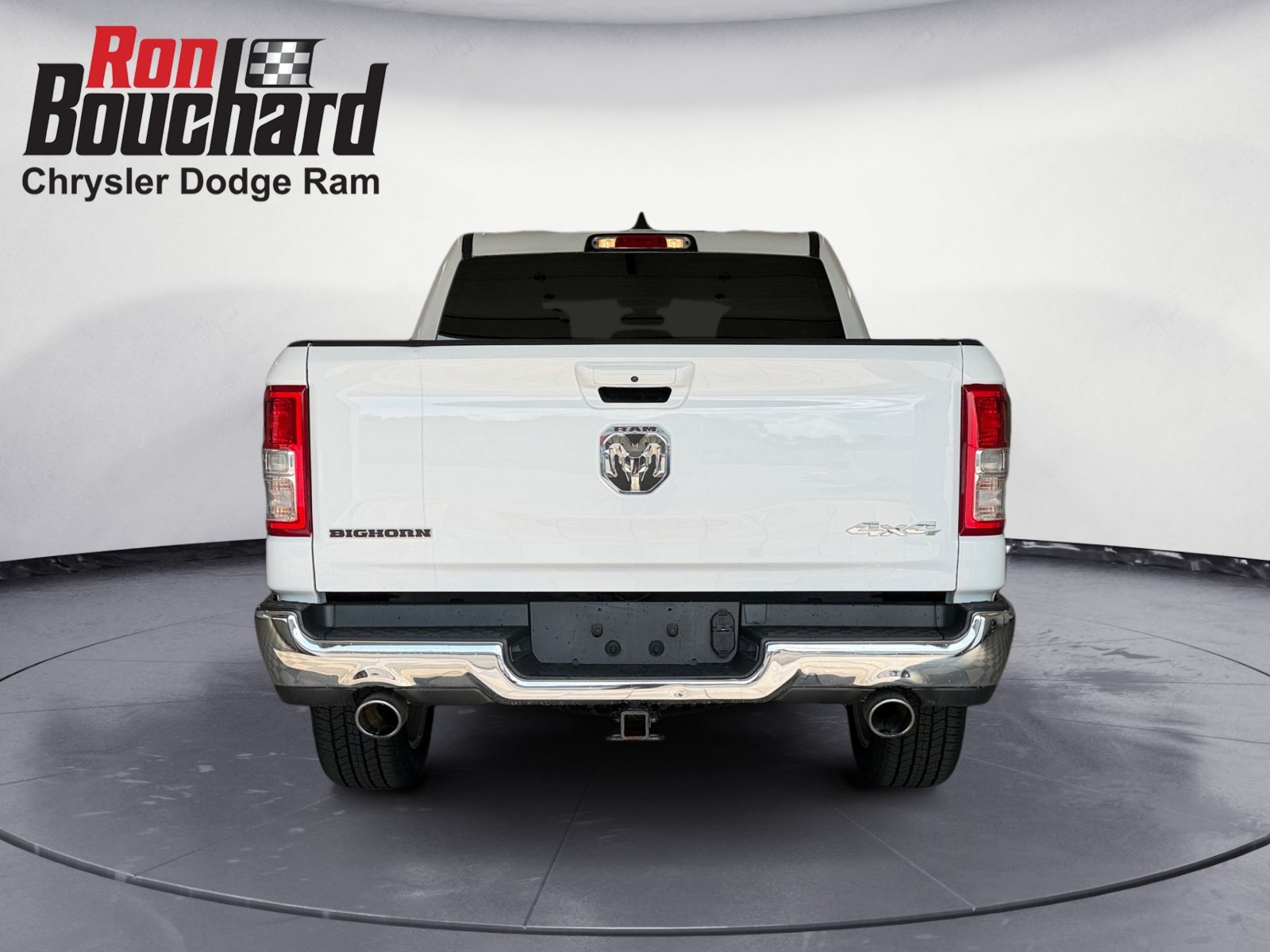 Used 2022 Bright White Clearcoat Ram Big Horn image 3
