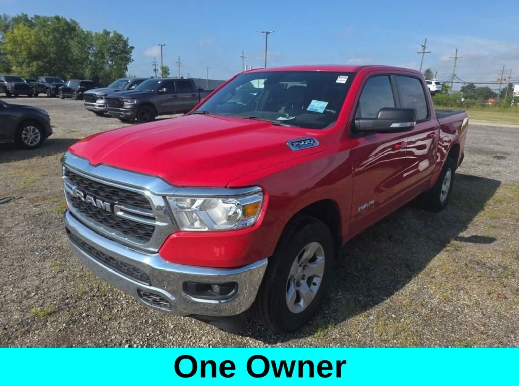 Used 2022 Flame Red Clearcoat Ram Big Horn/Lone Star image 1