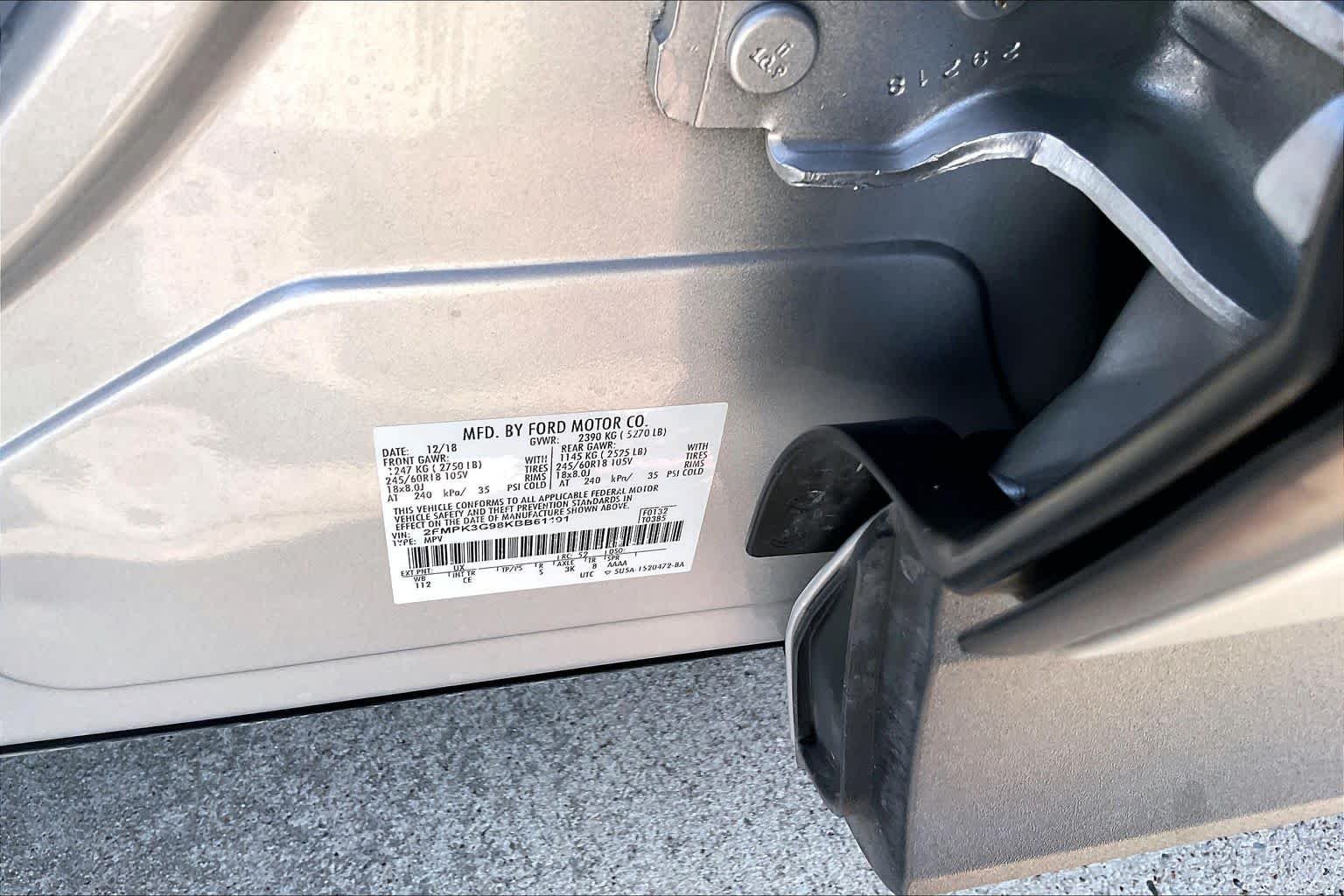 Used 2019 Ingot Silver Metallic Ford SE image 36