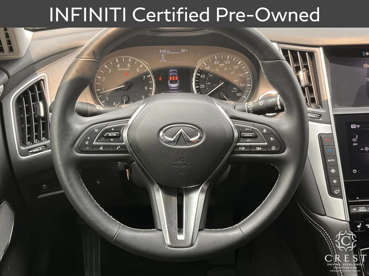 Certified Used 2023 Pure White INFINITI LUXE image 10